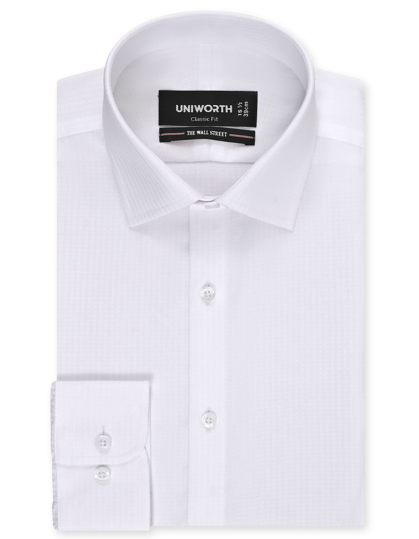 Self White Classic Fit Shirt FS20506RF-14.5