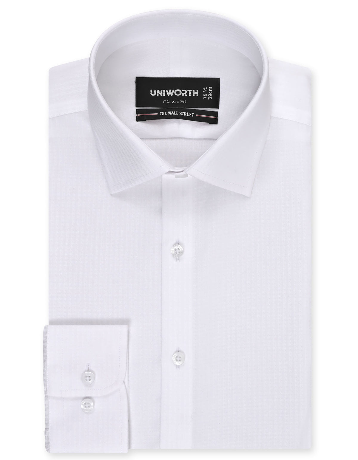 Self White Classic Fit Shirt FS20506RF-14.5