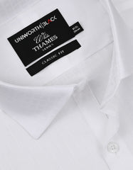 Self White Classic Fit Shirt FS20507RF-15