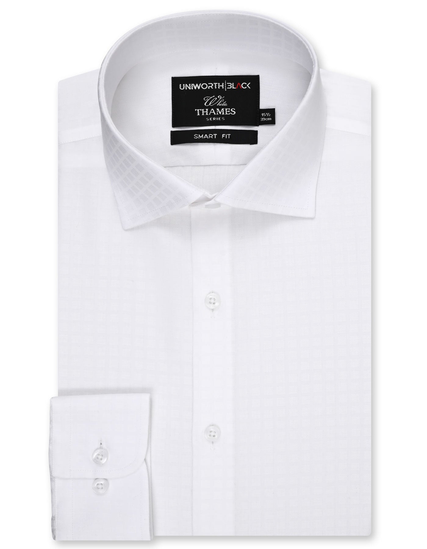 Self White Tailored Smart Fit Shirt FS20507SF-14.5