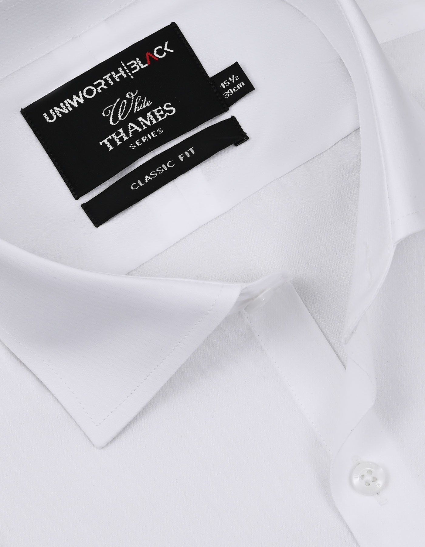 Self White Classic Fit Shirt FS20508RF-15