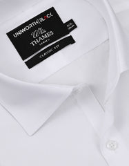 Self White Classic Fit Shirt FS20508RF-15