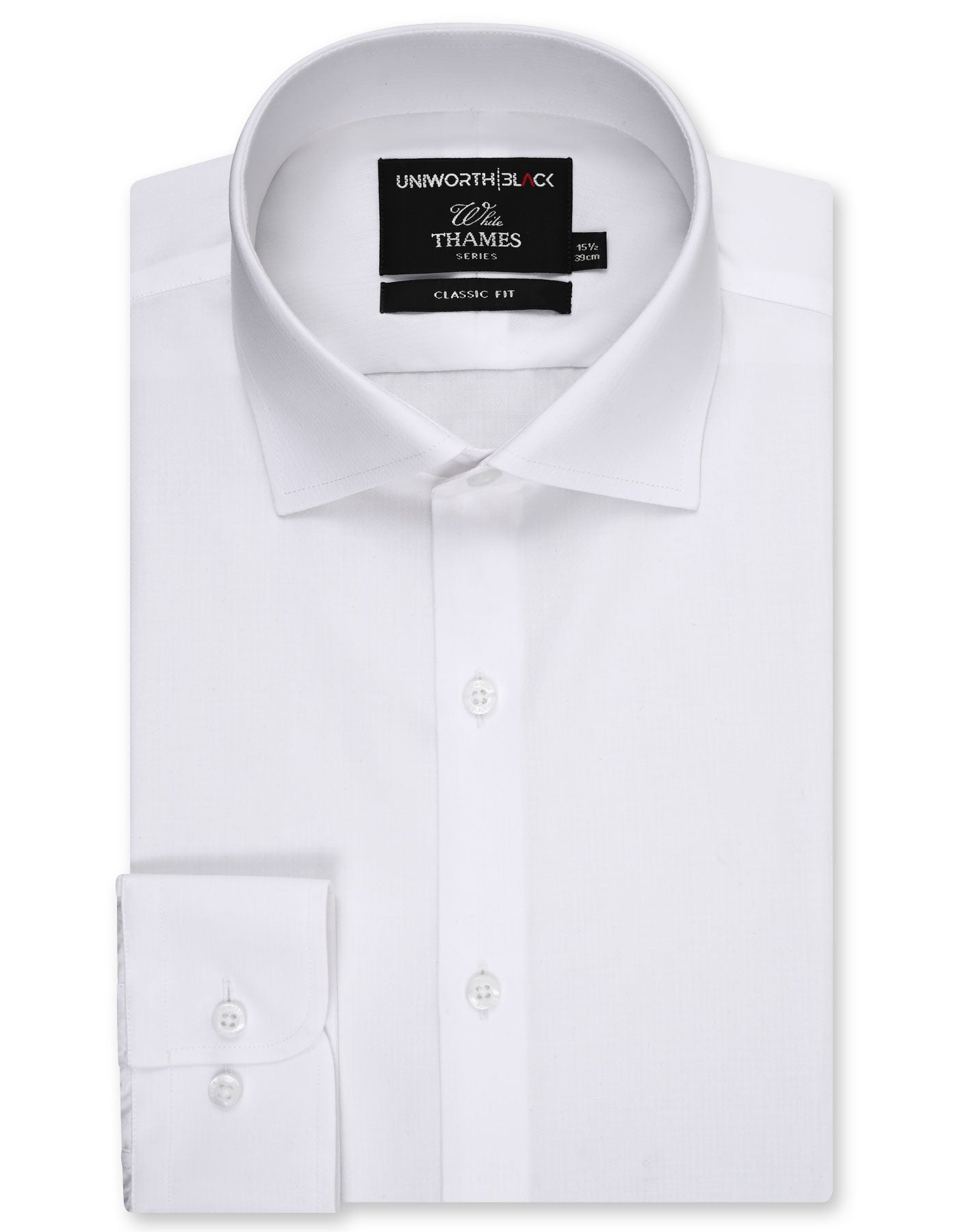 Self White Tailored Smart Fit Shirt FS20508SF-14.5