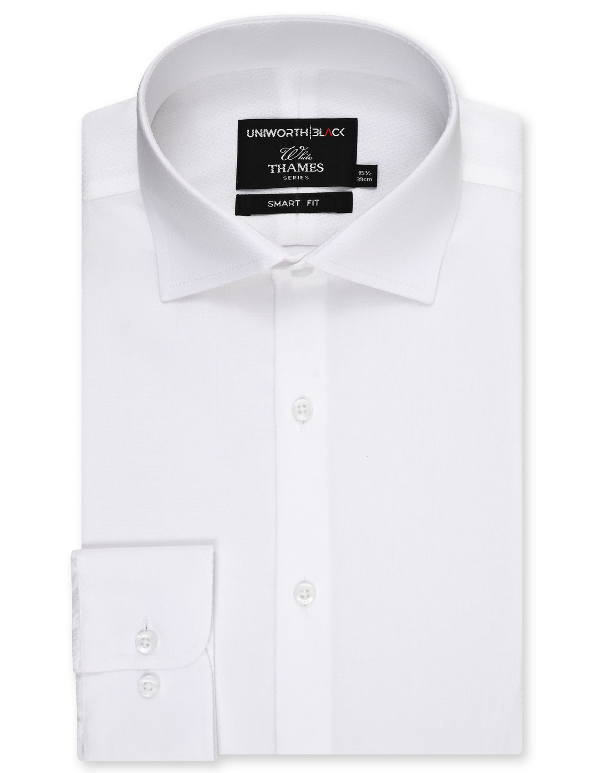 Self White Tailored Smart Fit Shirt FS20509SF-14.5