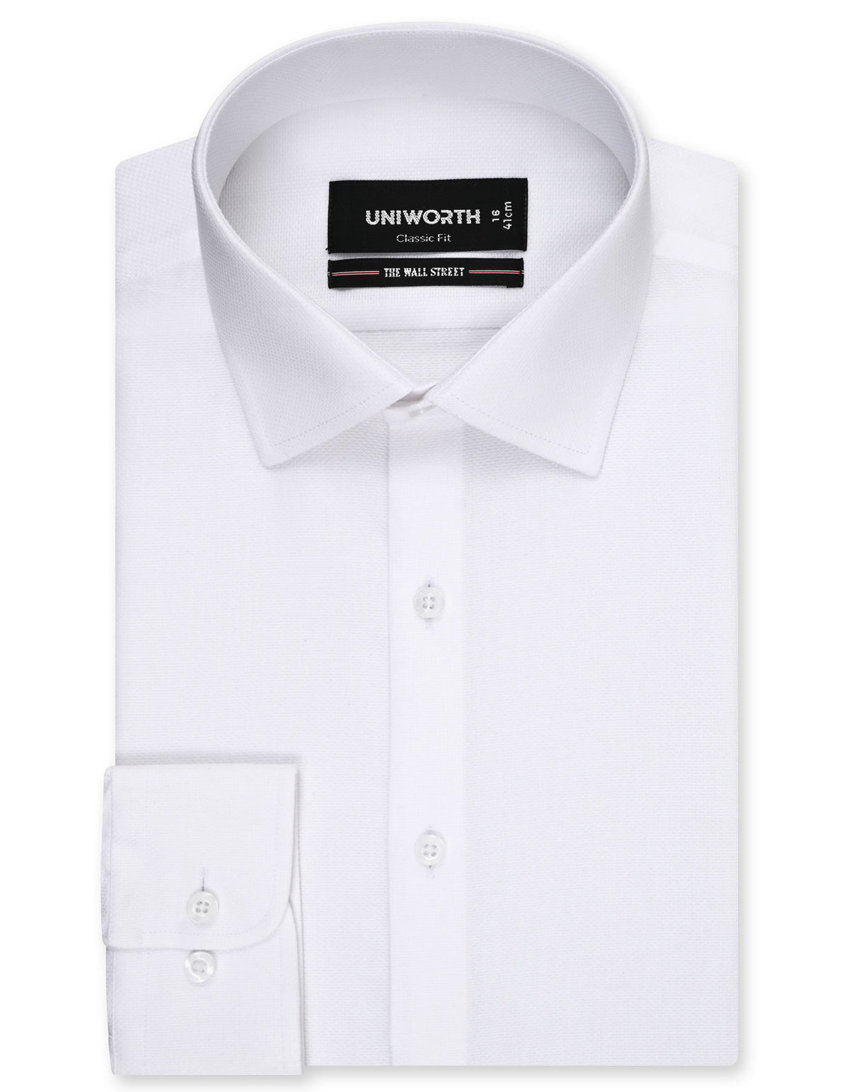 Self White Classic Fit Shirt FS20512RF-14.5
