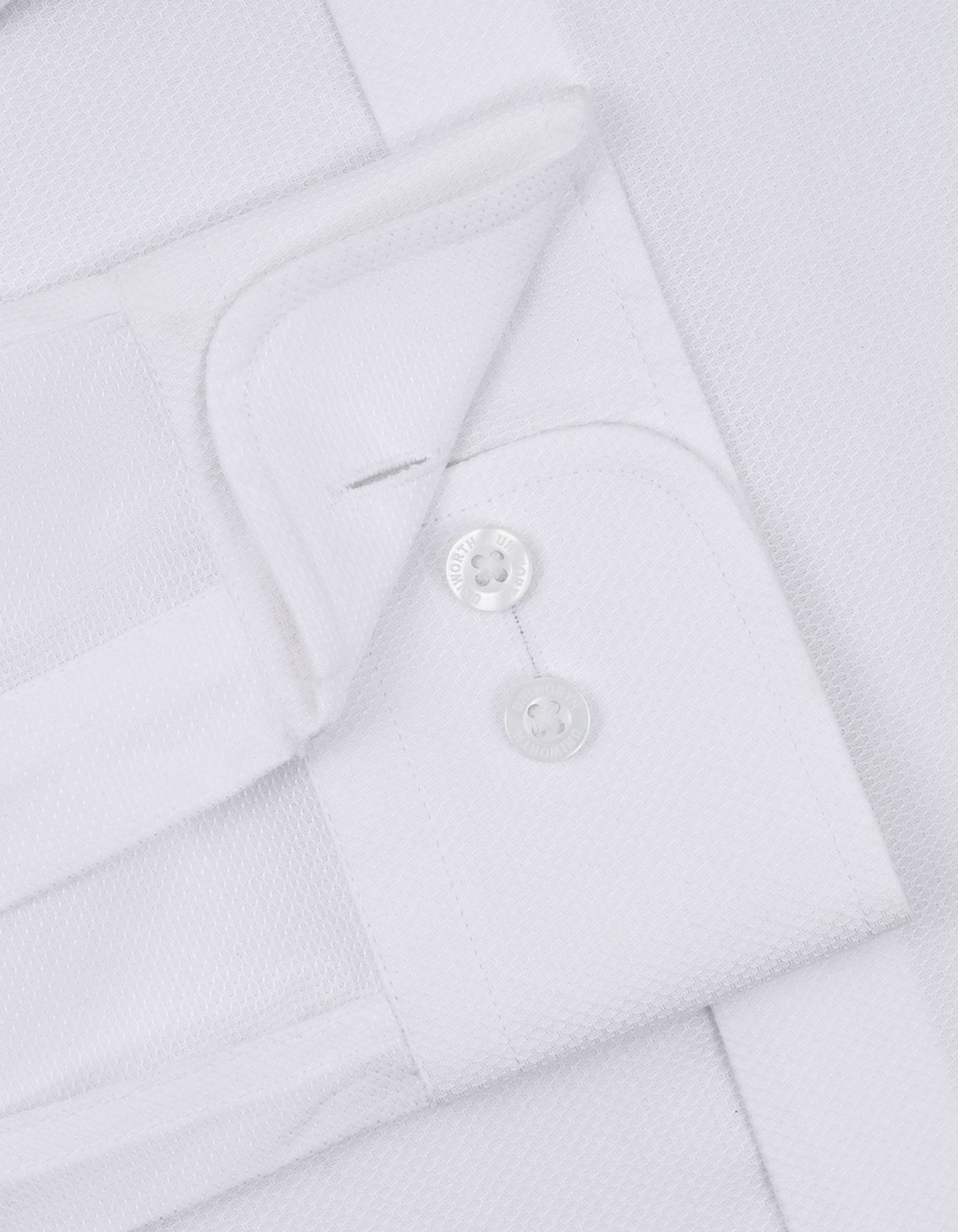 Self White Tailored Smart Fit Shirt FS20512SF-15.5