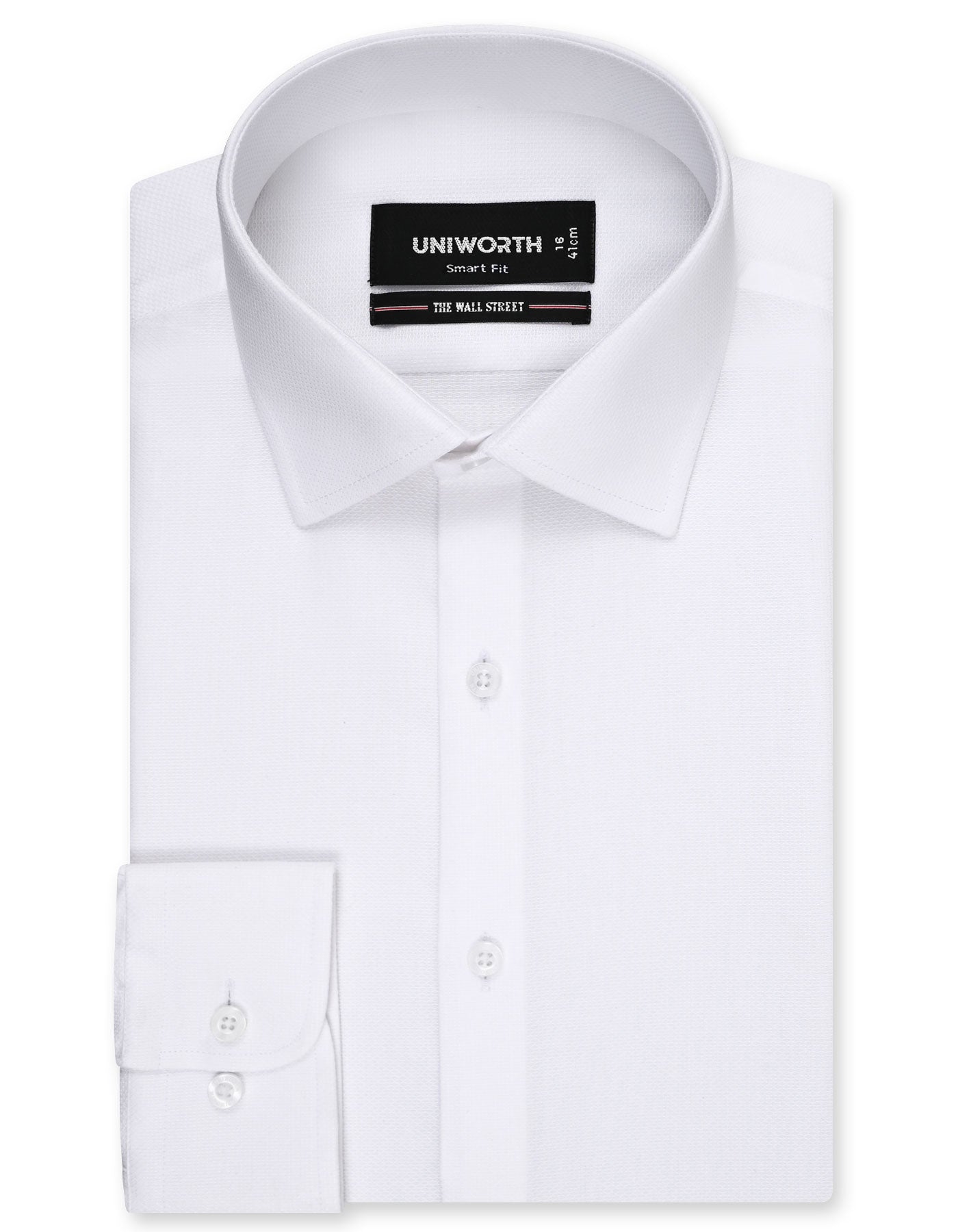 Self White Tailored Smart Fit Shirt FS20512SF-14.5