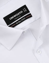 Self White Classic Fit Shirt FS20513RF-15