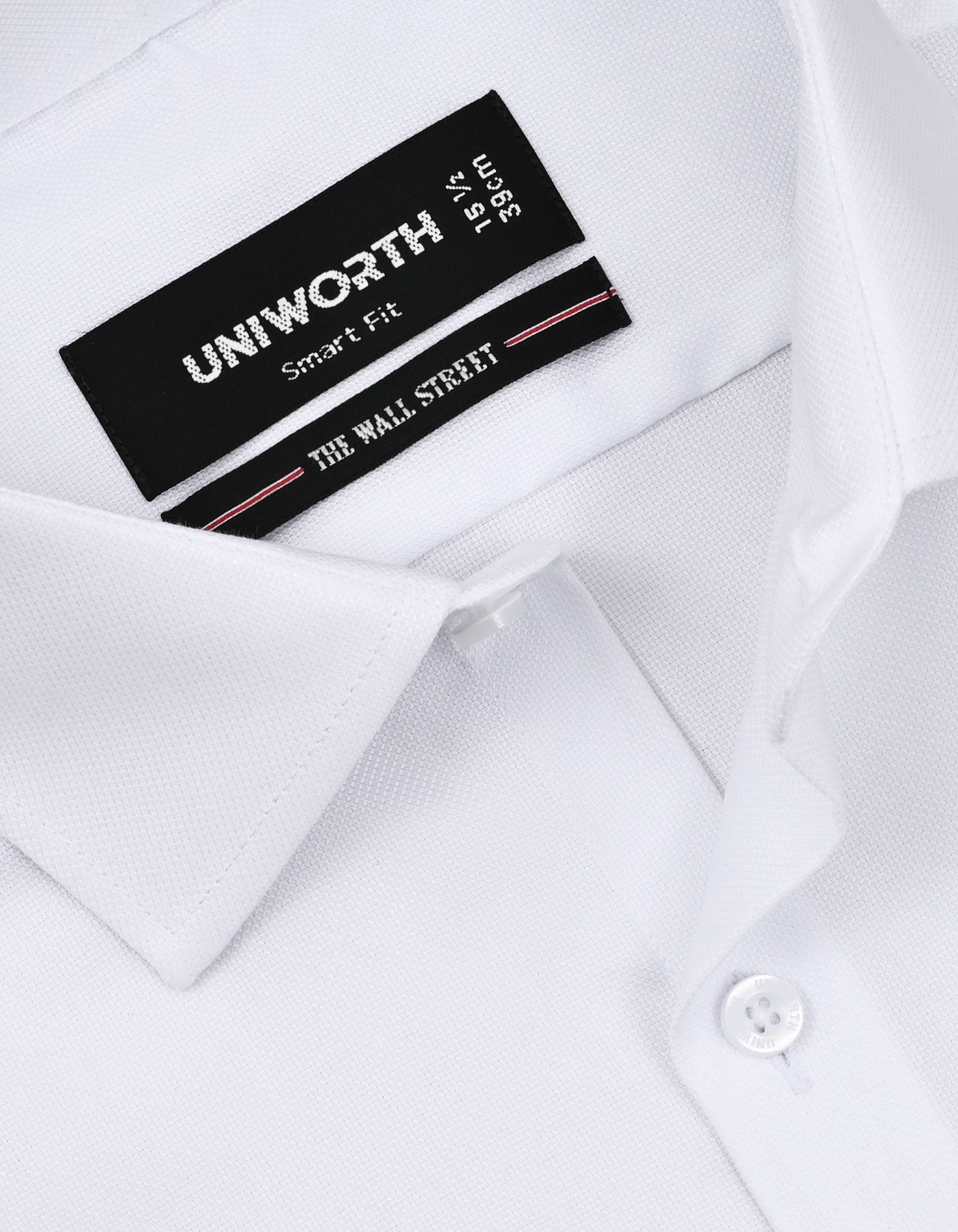 Self White Tailored Smart Fit Shirt FS20513SF-15