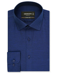 Self River Blue Classic Fit Shirt FS20516RF-14.5