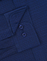 Self River Blue Tailored Smart Fit Shirt FS20516SF-15.5