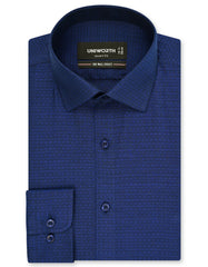 Self River Blue Tailored Smart Fit Shirt FS20516SF-14.5
