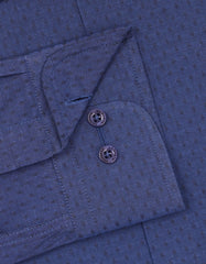 Self D Navy Classic Fit Shirt FS20519RF-15.5