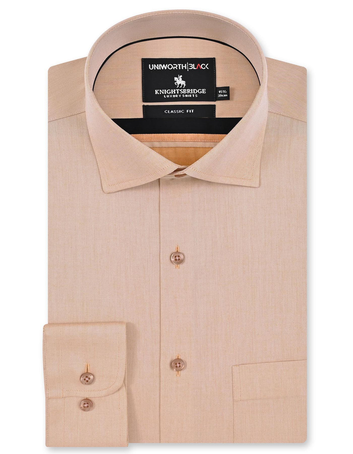 Plain L Orange Classic Fit Shirt FS2168-3RF-14.5