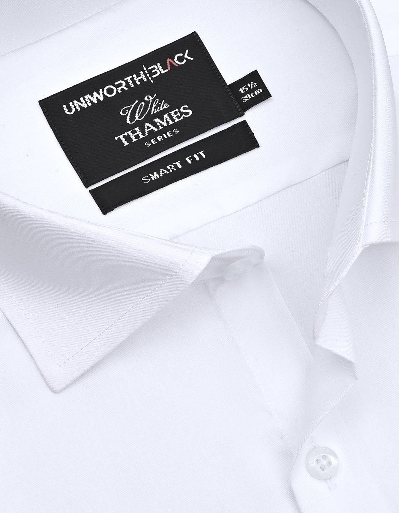 Plain White Tailored Smart Fit Shirt FS2171-4SF-15