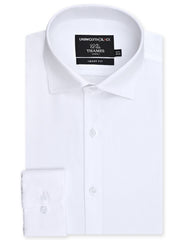 Plain White Tailored Smart Fit Shirt FS2171-4SF-14.5