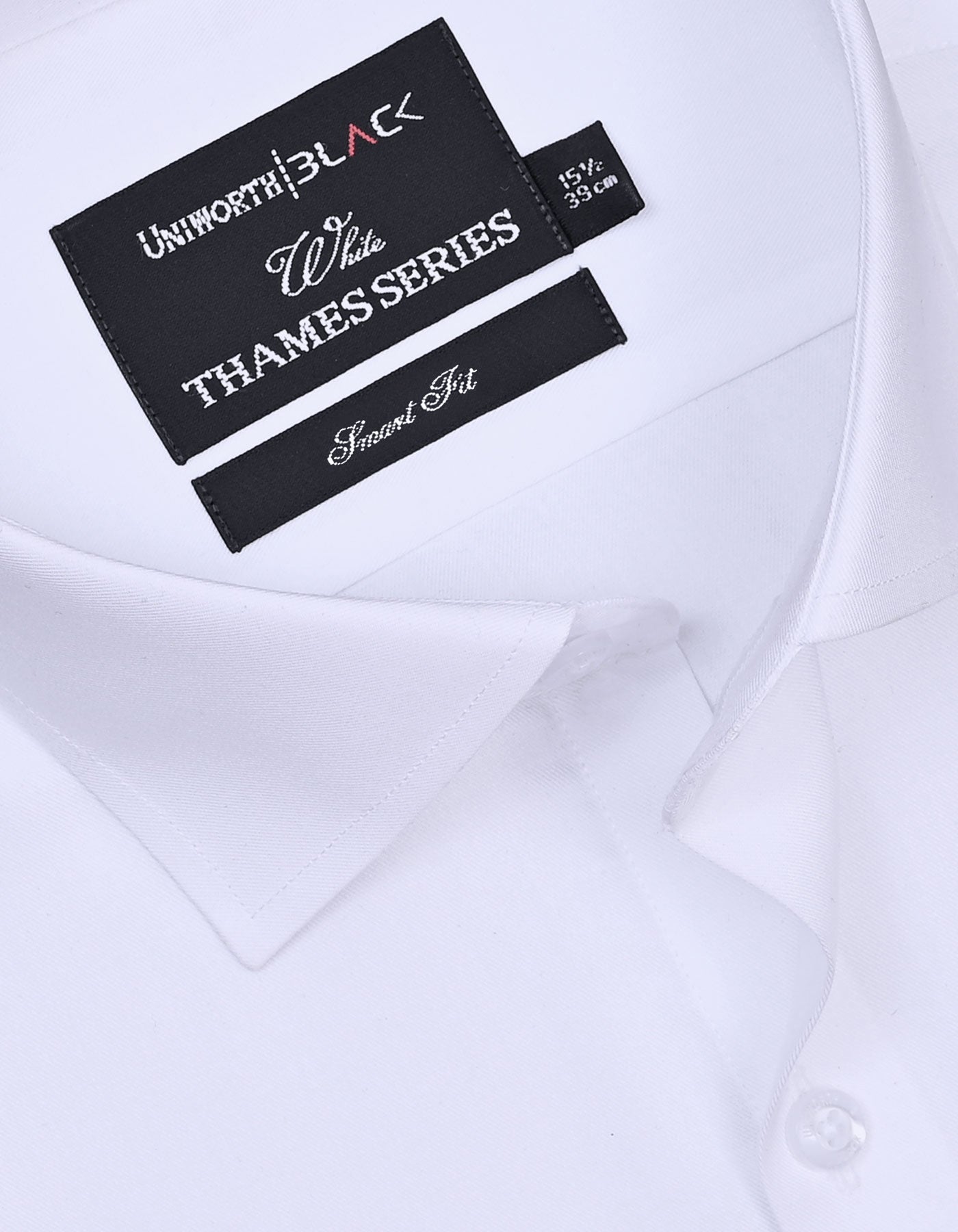 Plain White Tailored Smart Fit Shirt FS2171SD-15