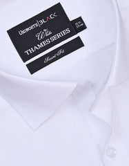 Plain White Tailored Smart Fit Shirt FS2171SD-15