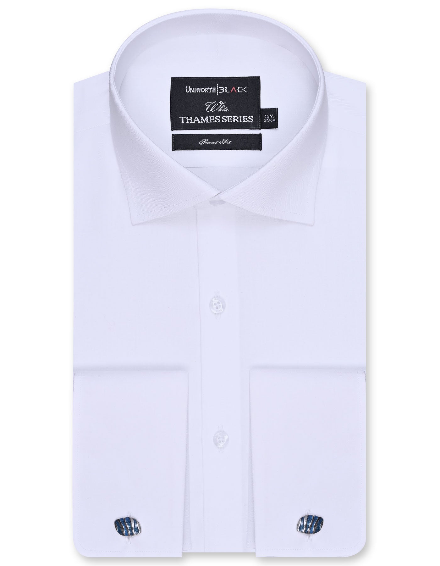 Plain White Tailored Smart Fit Shirt FS2171SD-14.5