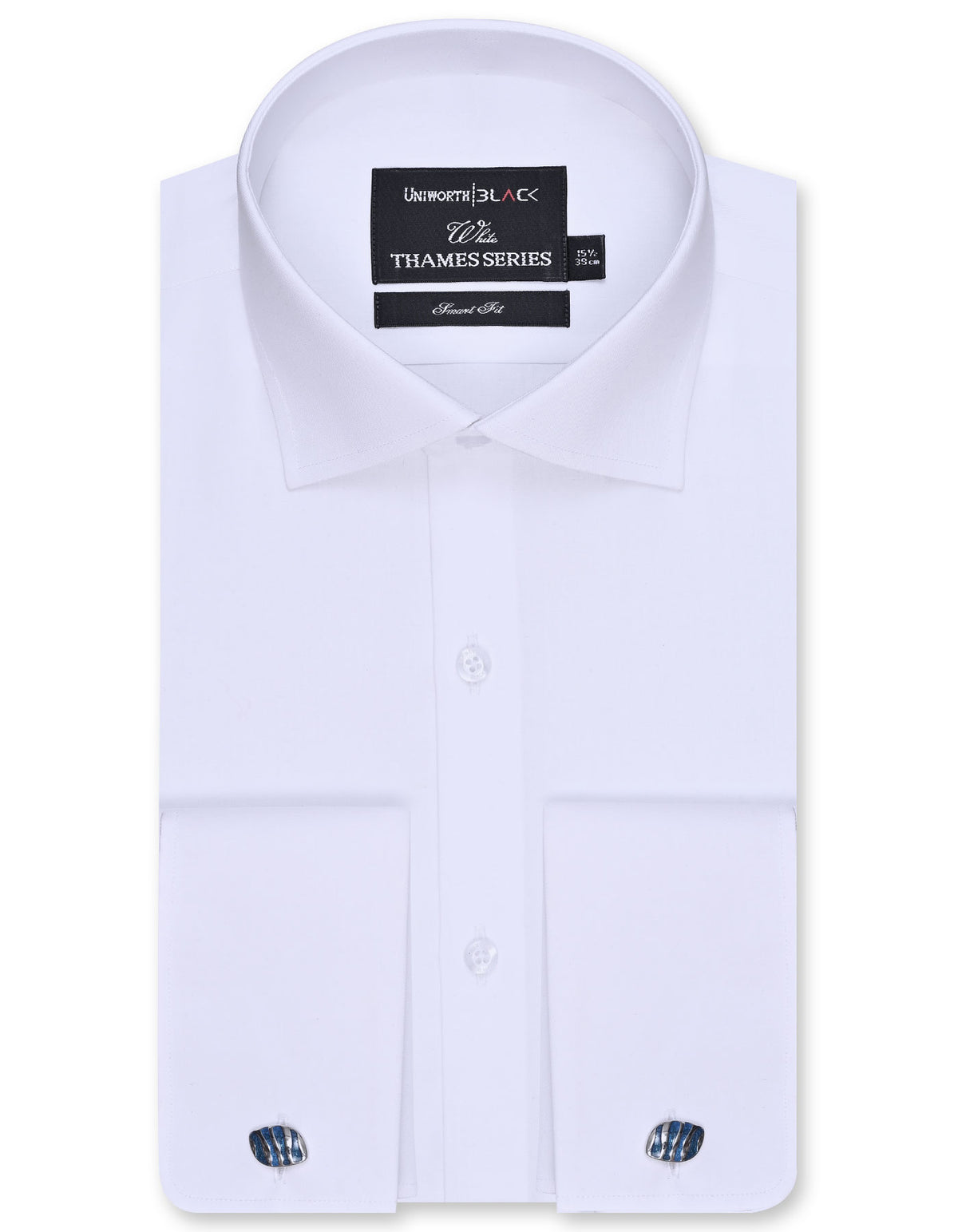 Plain White Tailored Smart Fit Shirt FS2171SD-14.5