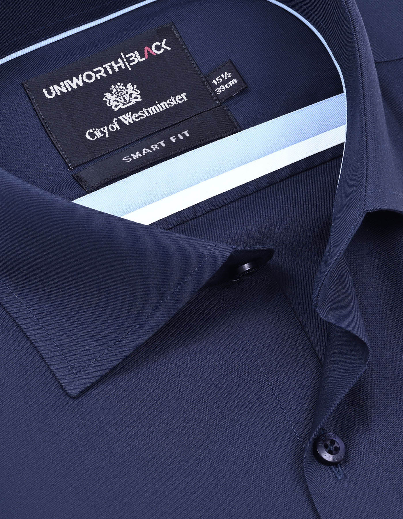 Plain Navy Tailored Smart Fit Shirt FS2172-4SF-15
