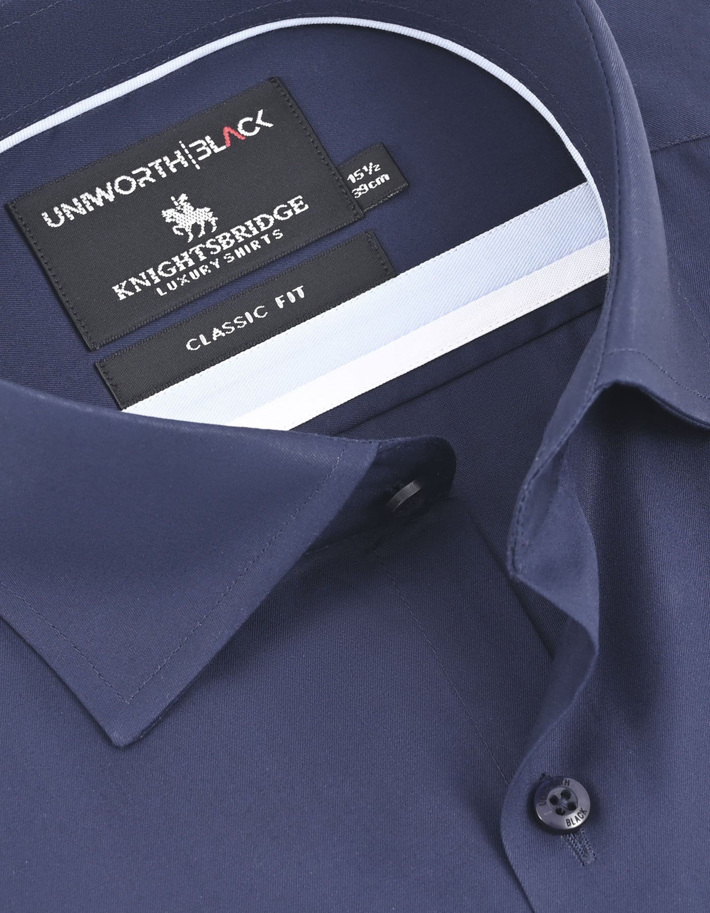 Plain Navy Classic Fit Shirt FS2172-5RF-15