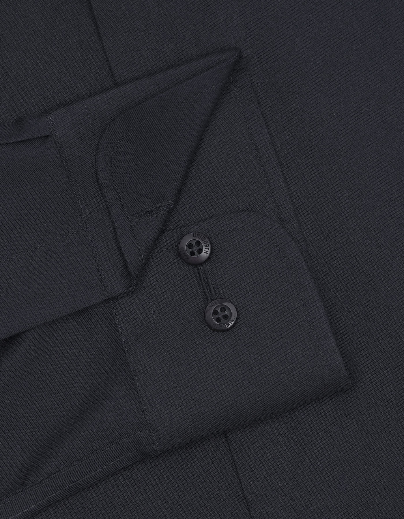 Plain Black Classic Fit Shirt FS2173-4RF-15.5