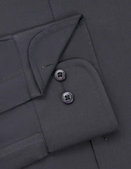 Plain Black Tailored Smart Fit Shirt FS2173-5SF-15.5