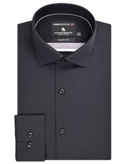 Plain Black Tailored Smart Fit Shirt FS2173-5SF-14.5