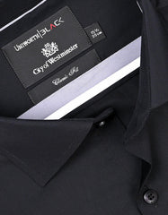 Plain Black Classic Fit Shirt FS2173RD-15