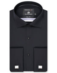 Plain Black Classic Fit Shirt FS2173RD-14.5