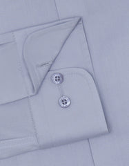 Plain Grey Tailored Smart Fit Shirt FS2176-7SF-15.5