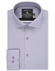 Plain Grey Tailored Smart Fit Shirt FS2176-8SF-14.5