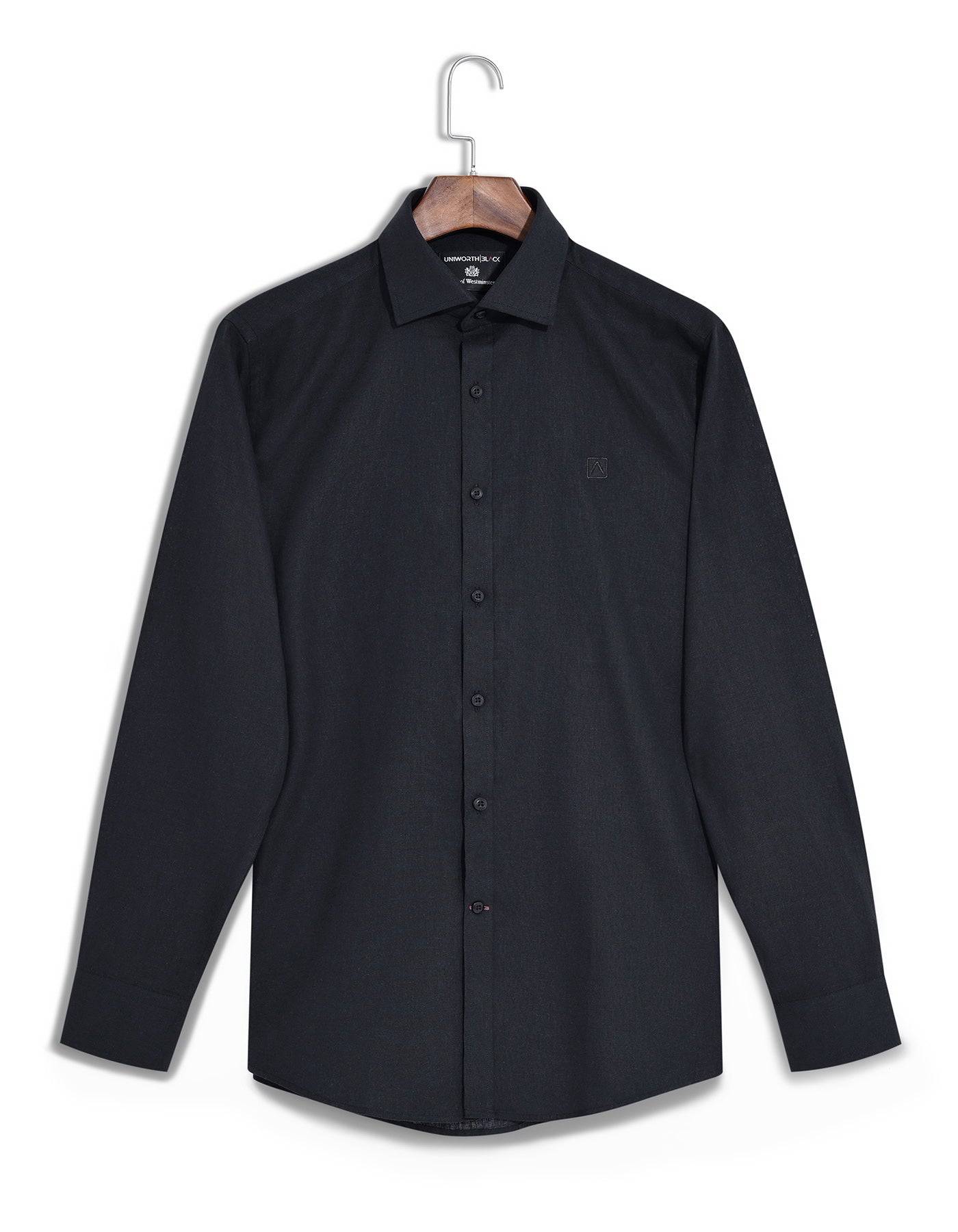 Plain Black Smart Fit Shirt FS2231-2SF-15.5