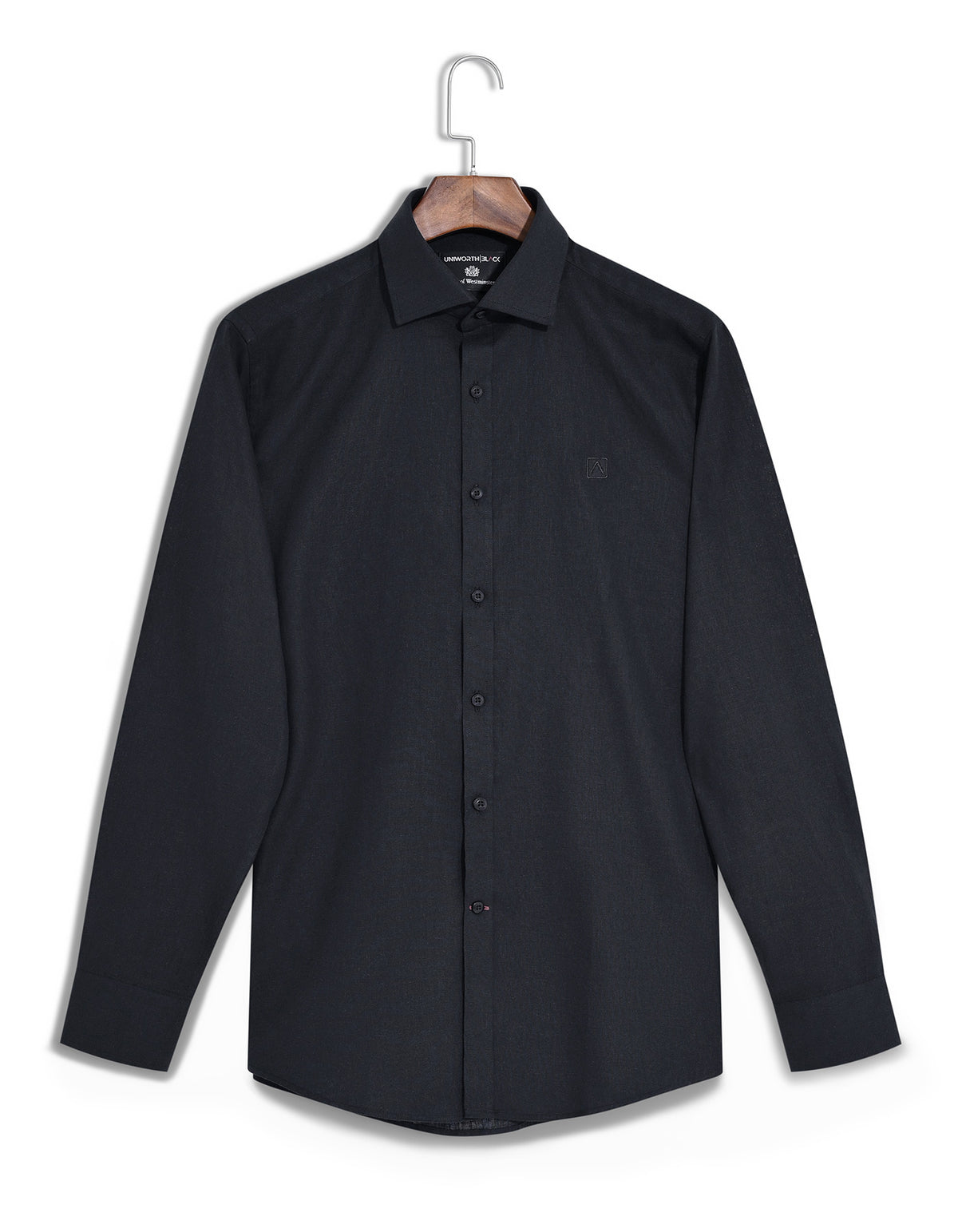 Plain Black Smart Fit Shirt FS2231-2SF-15.5
