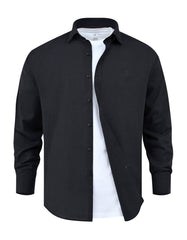 Plain Black Smart Fit Shirt FS2231-2SF-16