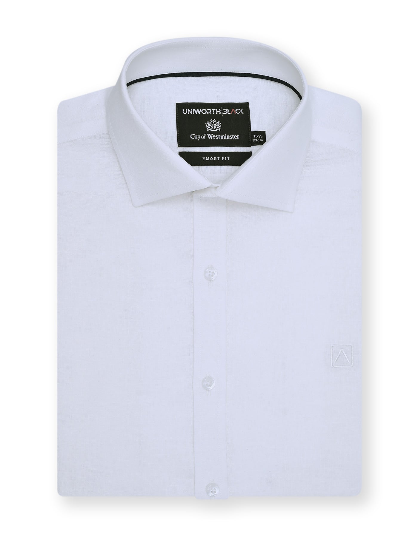 Plain White Smart Fit Shirt FS2233SF-14.5
