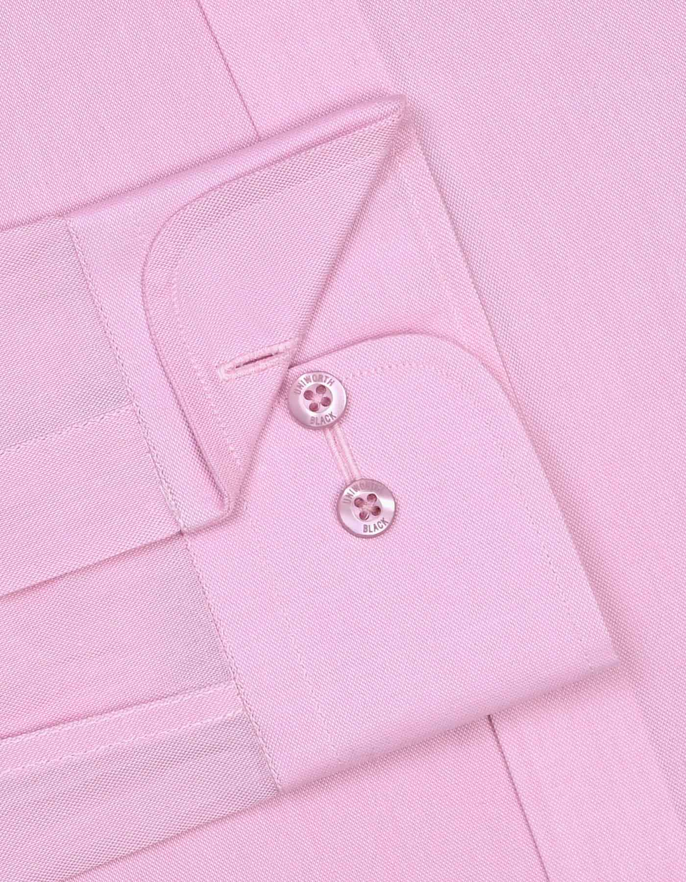 Plain L Pink Classic Fit Shirt FS2266-1RF-15.5