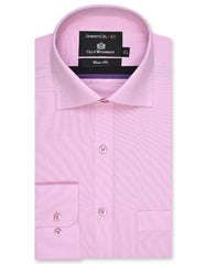 Plain L Pink Classic Fit Shirt FS2266-1RF-14.5