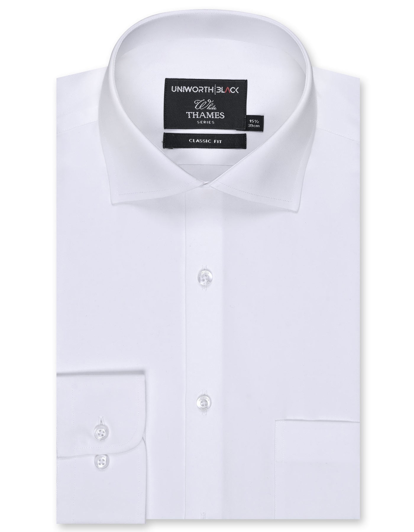 Plain White Classic Fit Shirt FS2272RF-14.5