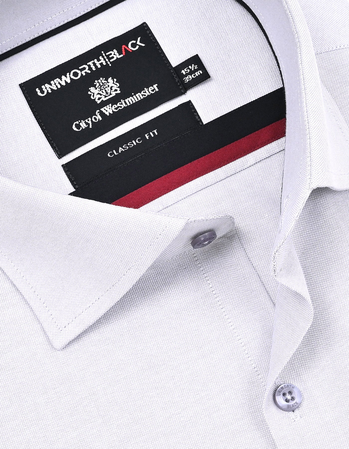 Plain L Grey Classic Fit Shirt FS2296RF-15