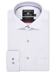 Plain L Grey Classic Fit Shirt FS2296RF-14.5