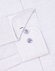 Plain L Grey Tailored Smart Fit Shirt FS2296SF-15.5
