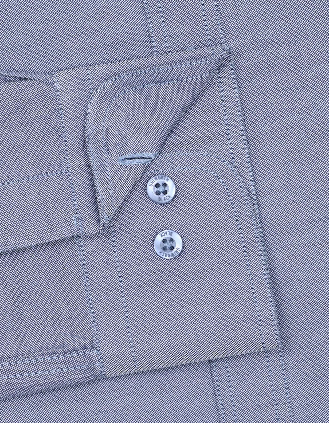 Plain Ash Grey Classic Fit Shirt FS2302RF-15.5