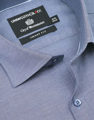Plain Ash Grey Tailored Smart Fit Shirt FS2302SF-15