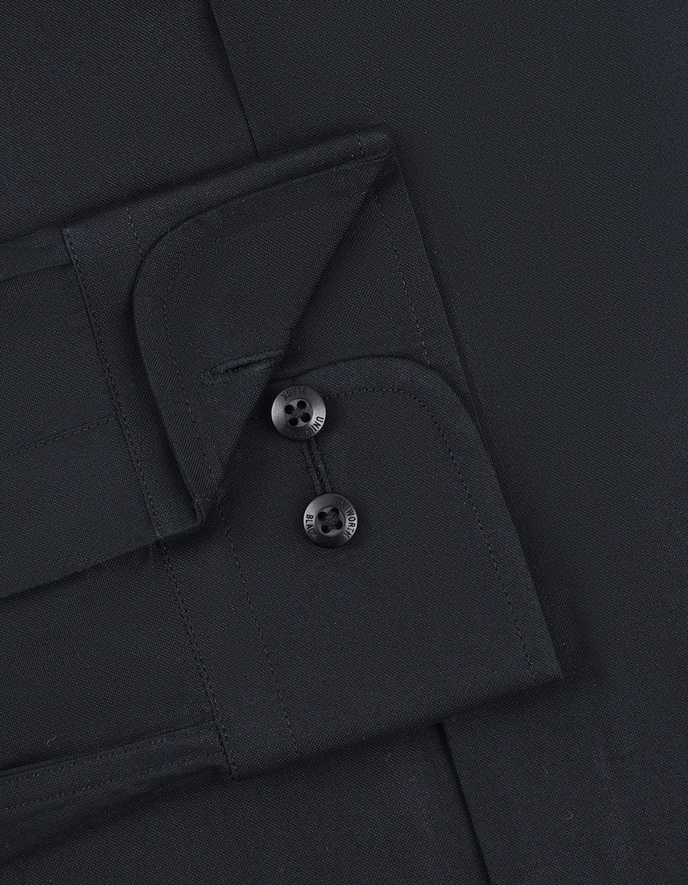 Plain Black Tailored Smart Fit Shirt FS2338-1SF-15.5