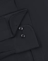 Plain Black Tailored Smart Fit Shirt FS2338-1SF-15.5