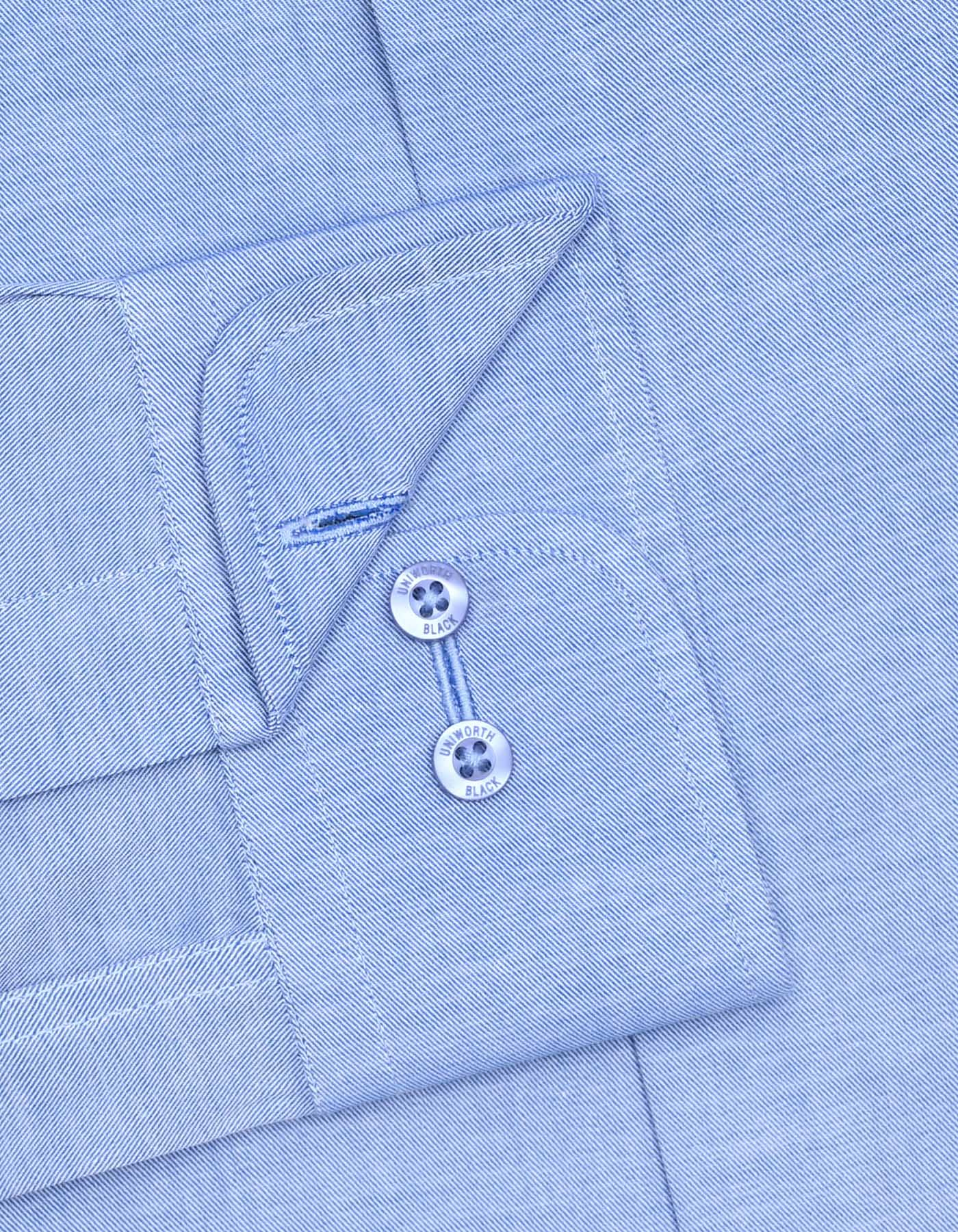 Plain L Blue Classic Fit Shirt FS2341-2RF-15.5
