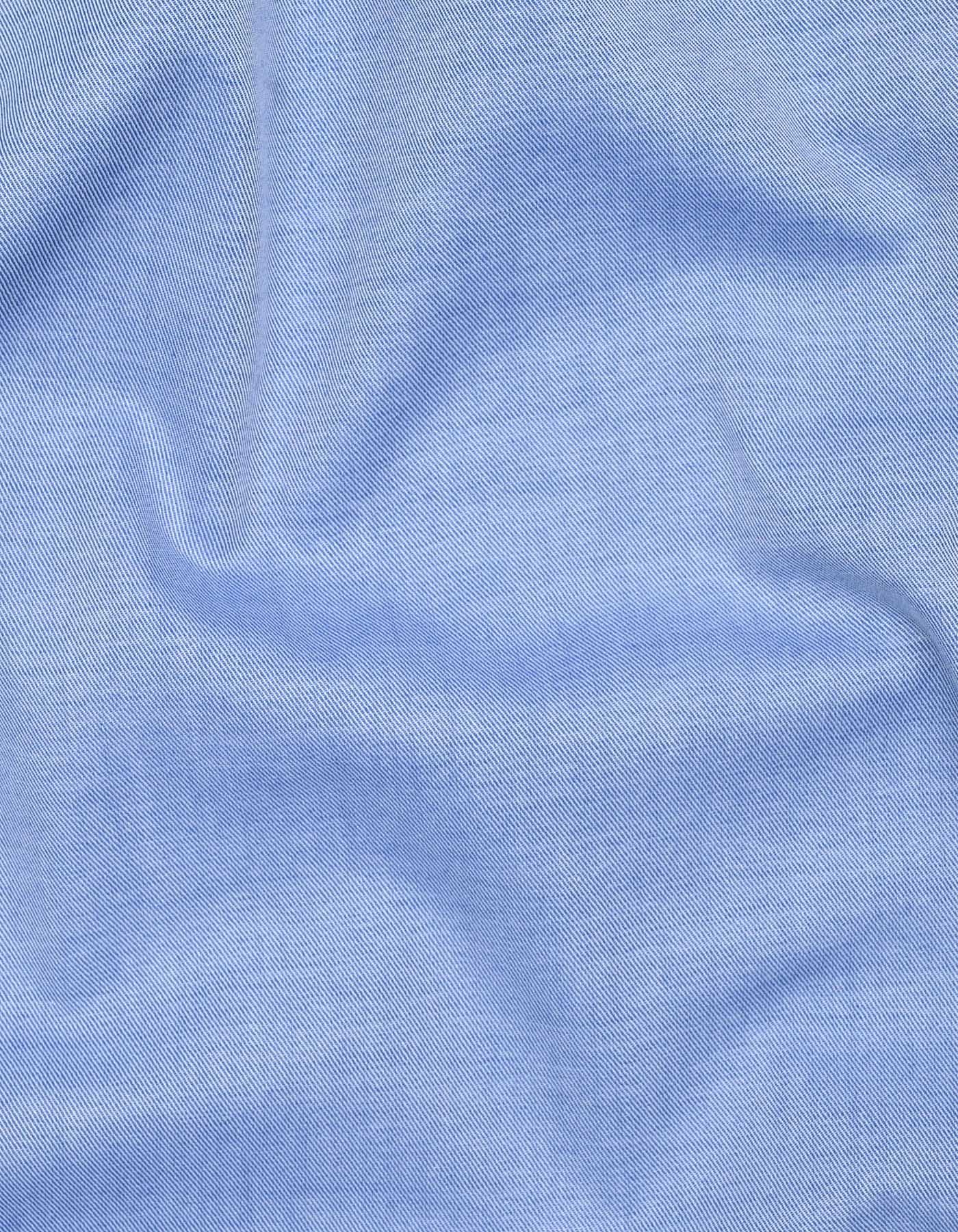 Plain L Blue Classic Fit Shirt FS2341-2RF-16