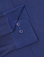 Plain Royal Blue Tailored Smart Fit Shirt FS2342-1SF-15.5